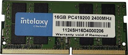 Intelaxy 2400 Mhz DDR4 16 GB PC LAPTOP RAM (1.2V|CL-17|PC4-19200U|CL-17|High-Performance Memory for Standard & Gaming PCs)