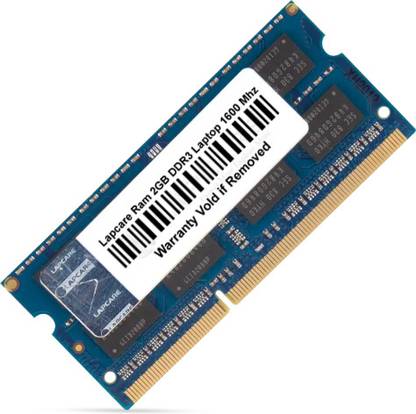 LAPCARE SODIMM DDR3 2 GB (Single Channel) Laptop (RAM 2GB DDR3 LAPTOP 1600 MHZ)