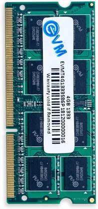 EVM 4GB 1333MHz DDR3 4 GB Laptop DDR3 (EVMT4G1333S86P)
