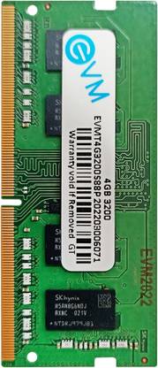 EVM DDR4 DDR4 4 GB Laptop LAPTOP RAM (4GB DDR4 3200 LAPTOP RAM)