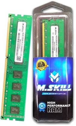 MSKILL 8GB DDR3 Desktop Ram DDR3 8 GB (Single Channel) PC DDR3 (Desktop)