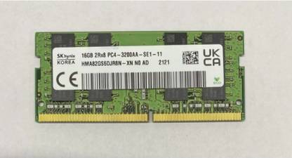 Sk Hynix HMA82GS6DJR8N DDR4 16 GB (Dual Channel) Laptop (16GB DDR4 3200AA SODIMM)
