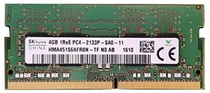 Hynix DDR4 2133 Mhz, 1.2V DDR4 4 GB (Single Channel) Laptop, Mac (HMA451S6AFR8N-TF,1RX8, PC4-2133- SAO-11)