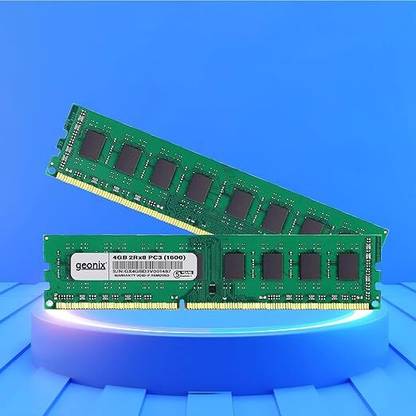 GEONIX RAM 4GB DDR3 DDR3 4 GB (Dual Channel) PC (RAM 4GB DDR3 1600MHZ)