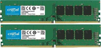 Crucial Memory DDR4 32 GB (Single Channel) PC DRAM (CT32G4DFD8266)