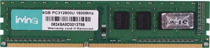 IRVINE 1600 DDR3 8 GB (Dual Channel) PC LONG UDIMM (8GB DDR3 1600 Desktop)