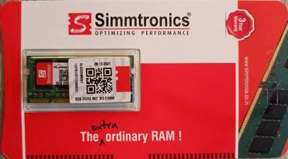 Grabdeal DLSD2SIM0007 DDR2 2 GB Laptop (DLSD2SIM0007 2GB DDR2 667 SO-DIMM The Ordinary Ram Optimizing Performance)