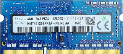 PreSolve 4GB DDR3 4 GB (Single Channel) Laptop SODIMM (4GB PC3L Laptop RAM)