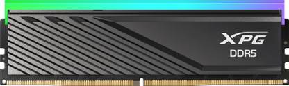 XPG Lancer Blade RGB (16GBx1) DDR5 6000MHz DDR5 16 GB (Single Channel) PC (AX5U6000C3016G-SLABRBK DESKTOP RAM (Black)
