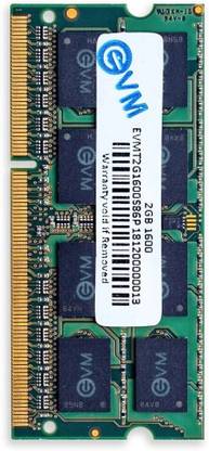 EVM Laptop RAM DDR3 2 GB Laptop DDR3 (EVMT2G1600S86P)
