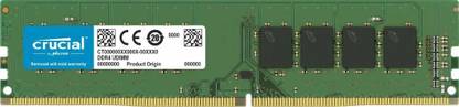 Crucial CT SERIES DDR4 8 GB (Single Channel) PC DRAM (CT8G48FRA266)