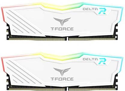 simplifion team group tforce delta rgb DDR4 16 GB (Dual Channel) PC dram (TEAMGROUP T-Force Delta RGB DDR4 16GB (2x8GB) 3200MHz (PC4-25600) CL16 - White)