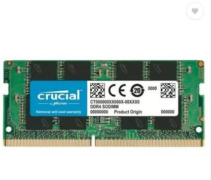 CRUSIAL Crucial DDR4 16 GB (Single Channel) Laptop (Crucial DDR4 3200Mhz DDR4 16 GB (Single Channel) Laptop (DDR4 3200Mhz))