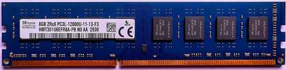 हयनिक्स 1600MHZ L DDR3 8 GB PC (8GB 2Rx8 PC3L-12800U-11-13-F3)