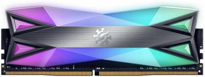 ADATA SPECTRIX D60G DDR4 16 GB (Single Channel) PC SDRAM (16 GB 3200 MHz AX4U320016G16A-ST60 Desktop RAM)