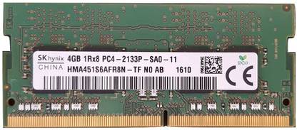 Hynix PC4 DDR4 4 GB Laptop (4GB RAM 1Rx8 PC4-17000 DDR4-2133 1.2 Volts CL15 260 Pin Sodimm Flash Memory p/n)