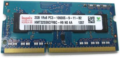 Hynix 1333mhz DDR3 2 GB Laptop (HMT325S6CFR8C-H9 PC3 10600S)