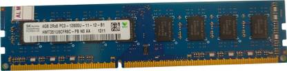 Hynix HYNIX DDR3 4 GB (Dual Channel) PC DRAM (HMT351U6CFR8C-PB NO AA 1311)