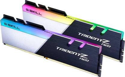 g.skill Trident Z Neo 3200 Mhz DDR4 16 GB (डुअल चैनल) PC (F4-3200C16D-16GTZN)
