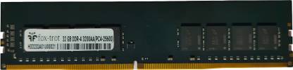 fox-trot 3200 DDR4 32 GB (Single Channel) PC DDR4 (DDR4 RAM 32GB Desktop RAM Memory)