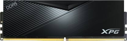 XPG LANCER 5600MHz DESKTOP RAM BLACK DDR5 16 GB (Dual Channel) PC (AX5U5600C4616G-CLABK)