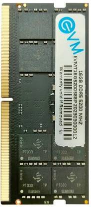 EVM Laptop RAM DDR5 16 GB Laptop DDR5 (16GB DDR5 Laptop RAM 5200 MHz SoDimm)
