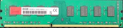 I GLIMMER 1600 DDR3 8 GB (Dual Channel) PC DESKTOP RAM (IG8GDDR3)