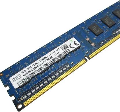 PreSolve 4GB DDR3 4 GB (Dual Channel) PC DIMM (4GB PC3L Desktop RAM)