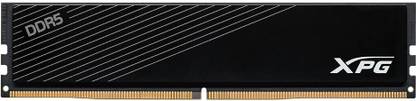XPG HUNTER DDR5 16 GB (Single Channel) PC SDRAM (16 GB 5200 MHz AX5U5200C3816G-SHTBK Desktop RAM)