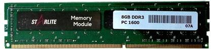 Starlite 8GB DDR3 1600MHZ DDR3 8 GB PC Desktop Ram (DDR3 ,1600Mhz)