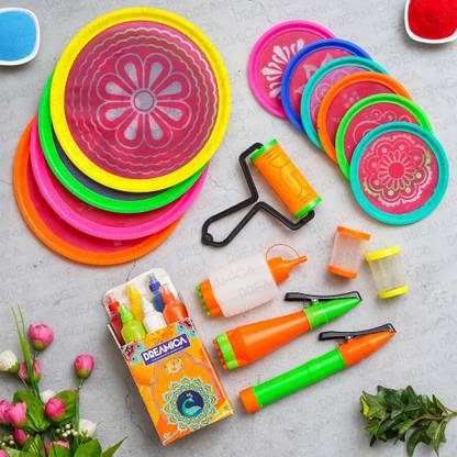 CW Pack of 6 Rangoli Powder