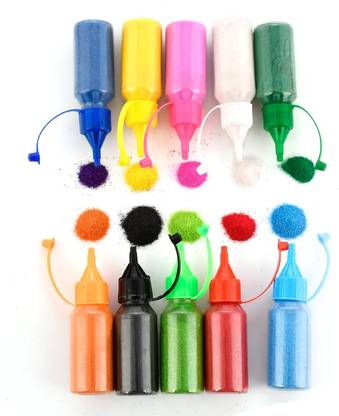 DesiDecor Pack of 10 Rangoli Powder