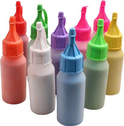 Rn Creation Pack of 10 Rangoli Powder