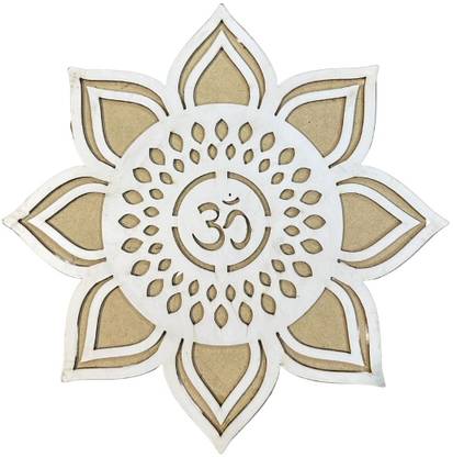 HMS HALDI MEHENDI SHAADI Om Rangoli Stencil
