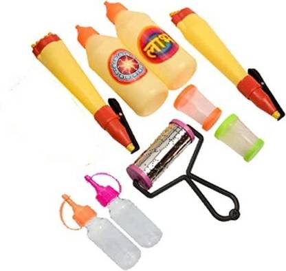 Sirgan Rangoli Border/Outline Designer Making Trace Floor Kit Rangoli Stencil