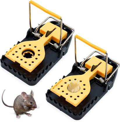 HASTHIP 2 Pack Mouse Trap, Large Size Mouse Traps Quickly Slam Mice Trap Indoor Safe Live Trap