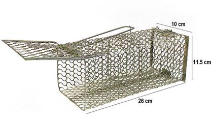 SAVIMART Chuha Pakadne Wala Pinjra, Rat/Mouse/Rodent Small Iron Trap Live Trap
