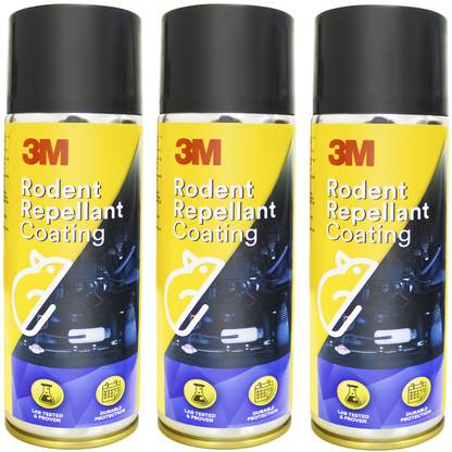 3M Rodent Repellent Coating,Rat Repellent Spray,Easy-to-Spray(250g Each, Pack of 3) Live Trap