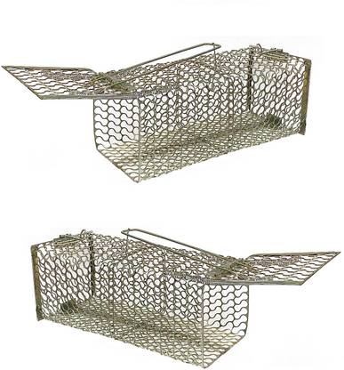 greengrow Big Size Rat/Mouse/Rodent Trap Cage (Rustic Copper, Large,- 2 Pieces Live Trap