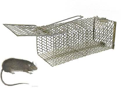 TaNa Rat Trap -Mouse/ Small Iron Trap/Catcher Cage Rustic Copper(PACK OF 1) Live Trap