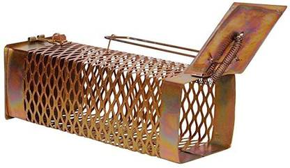 Chipku Rat Rodent Mouse Cage Trap for Home chuha chuhe ka pinjra ( small size) Live Trap