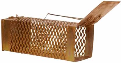 Chipku Small Size Rat/Rodent/Mouse cage Trap (chuha chuhe ka pinjra) Size 22x9x9 Live Trap
