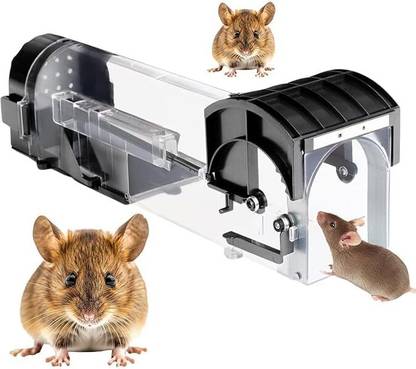 Wengonvila Rat Trap Cage 32 cm Humane Mouse Trap Catcher No Kill Reusable Live Trap