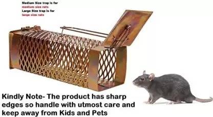 RATOPOLIS muskal/rat trap/chuhadani mouse trap Iron Ultimate Solution to All Rat Problems Live Trap