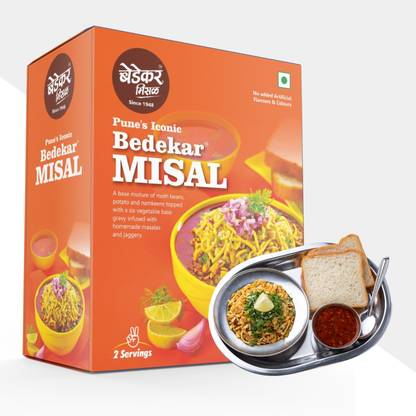 Bedekar Misal Ready to cook Misal mix masala | Authentic misal mix 2 servings 350 g