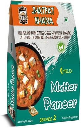 The Thar Food Jhatpat Khana Mutter Paneer Ready to Eat in Miniutes (1 Packet) (Serves 2) 300 g