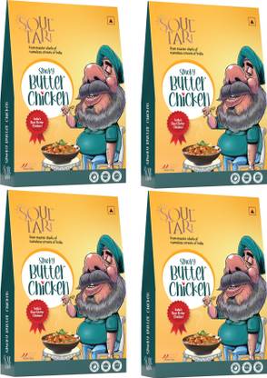 SoulTari by SoulTari Ready To Eat Pack Of 4 Smoky Butter Chicken | Just Heat and Eat