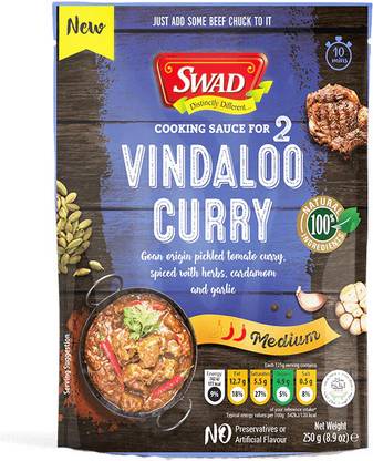 SWAD Vindaloo Curry Cooking Sauce 250 g
