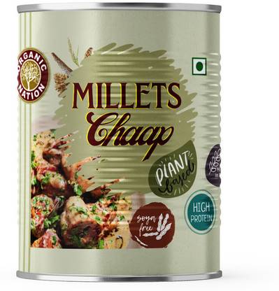 Organic Nation Veg Millets Chaap Tin