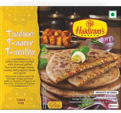 Haldiram's Tandoori Paneer Paratha 400 g